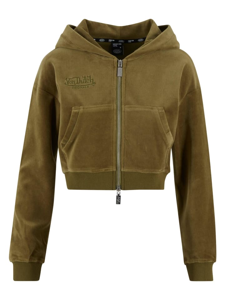 

Толстовка с капюшоном Von Dutch, хаки