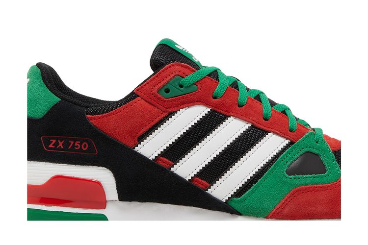 Кроссовки ZX 750 'Red Green', черный — фото 2