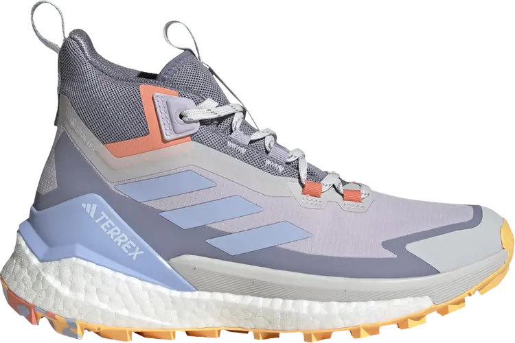 Кроссовки Wmns Terrex Free Hiker 2 GORE-TEX 'Silver Dawn Solar Gold', фиолетовый