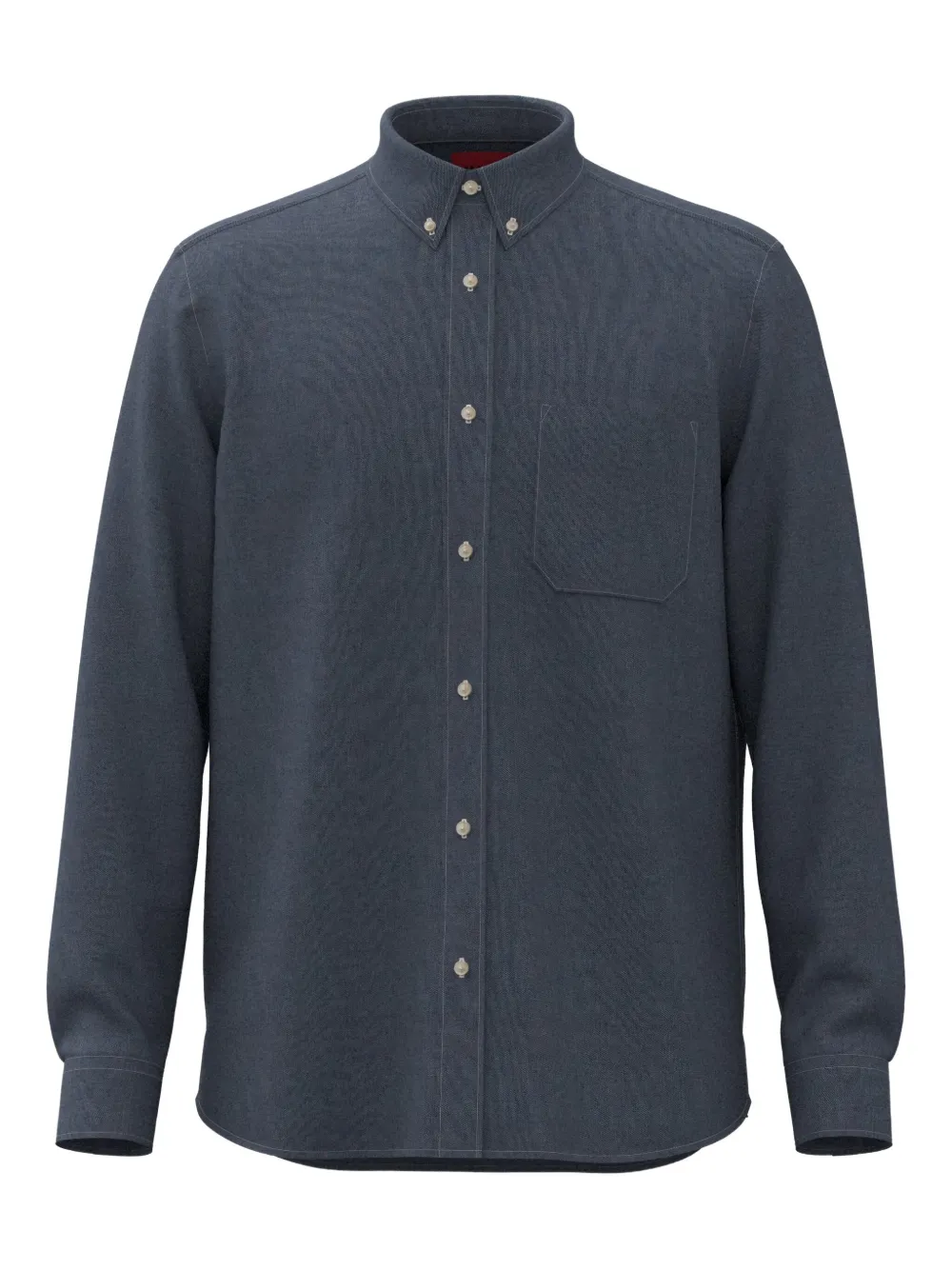 

Рубашка с манжетами на пуговицах Hugo, синий