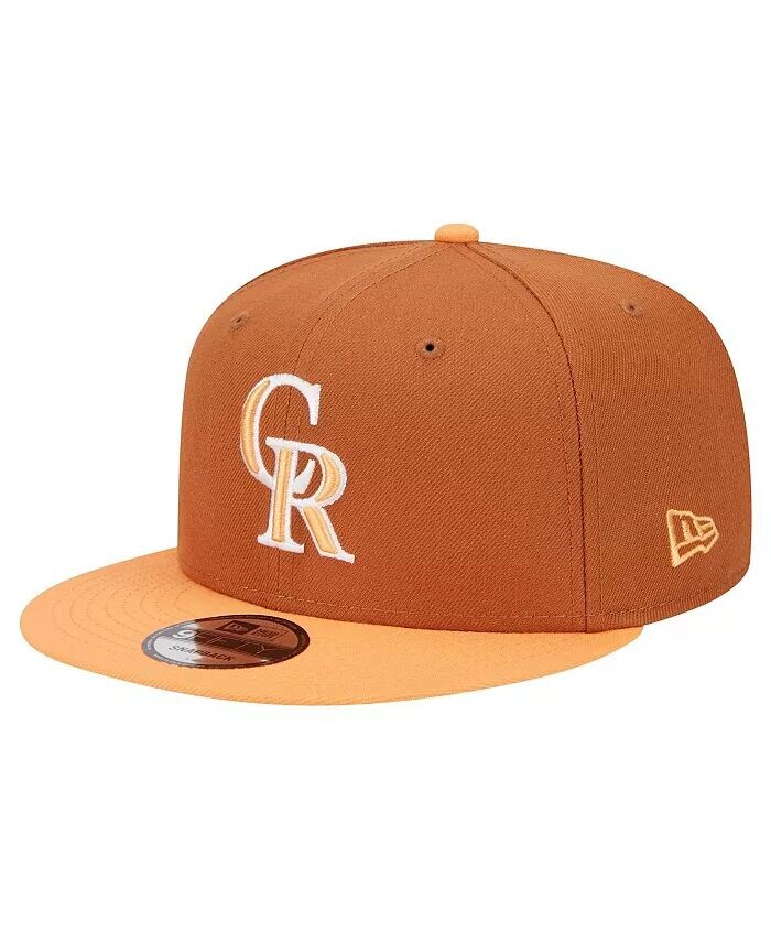 

Мужская коричневая кепка-кепка Colorado Rockies Spring Color 9FIFTY Snapback в двухцветном исполнении New Era