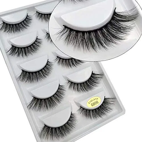 Набор накладных ресниц Criss Crosses, 5 пар No brand
