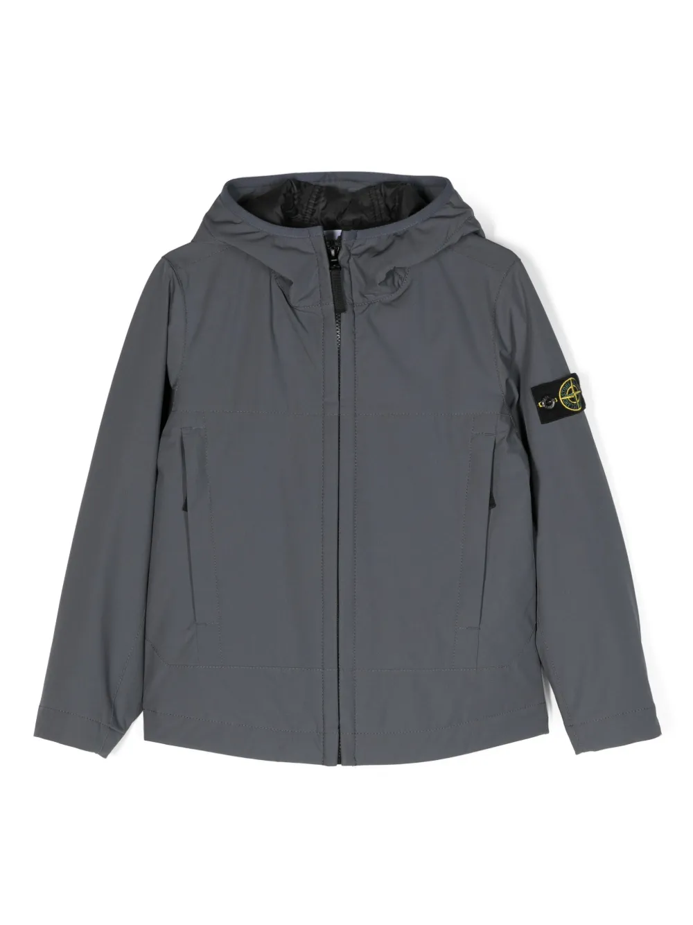 

Куртка на молнии с логотипом Compass Stone Island Junior, синий