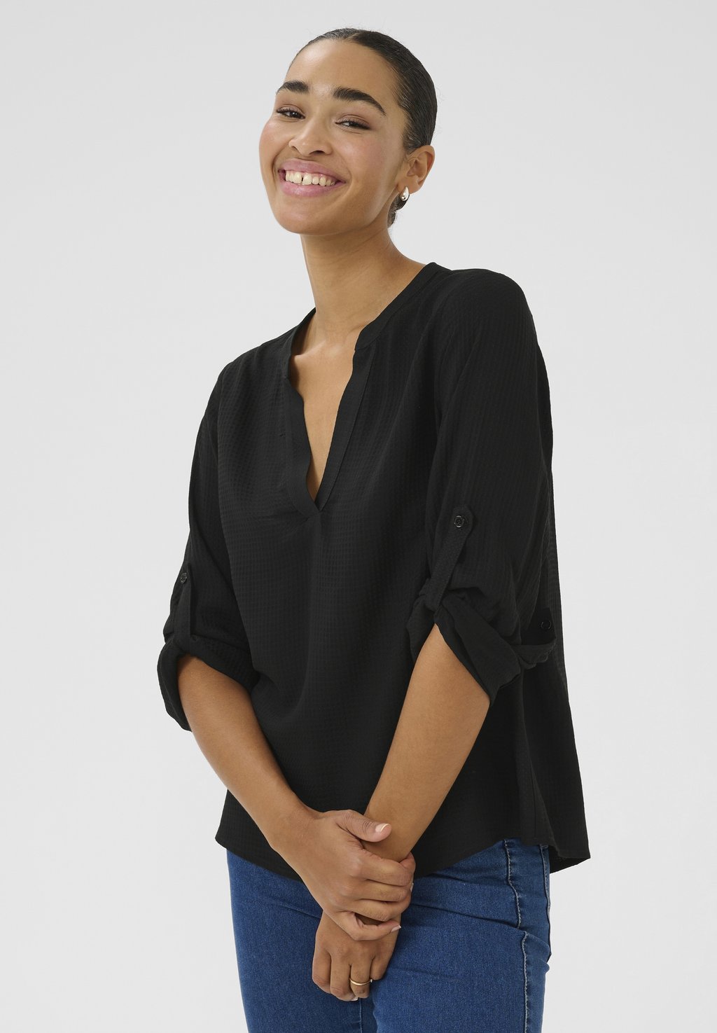 

Блуза KAMALLE Kaffe, черный