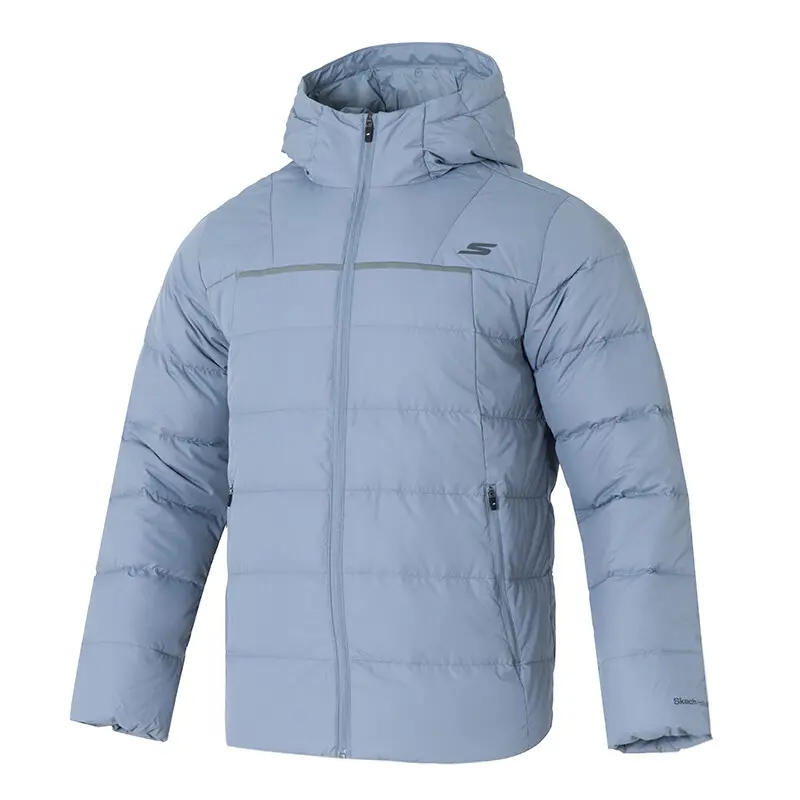 

Комфортная спортивная серия пуховик men's Skechers, синий