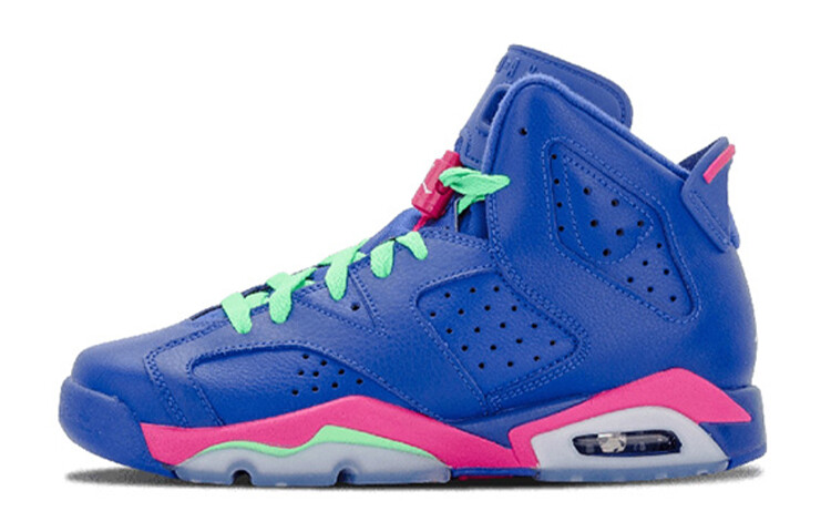 

Кроссовки Jordan Air Jordan 6 Vintage Basketball Female, синий/розовый