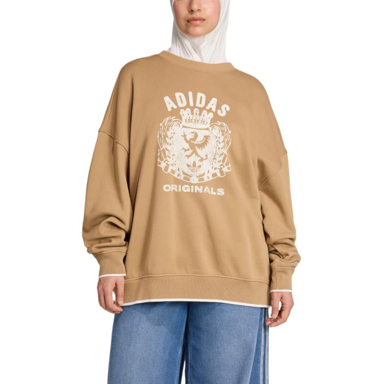 Толстовка FW25 CREST женская Adidas Originals, желтый — фото 4