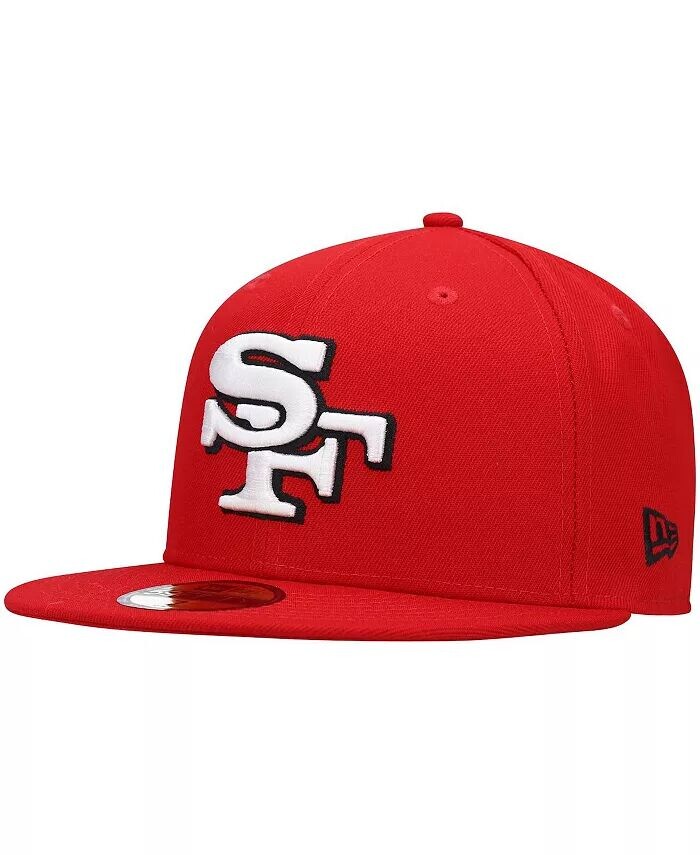 

Мужская приталенная шляпа Scarlet San Francisco 49ers Elemental 59FIFTY New Era, красный
