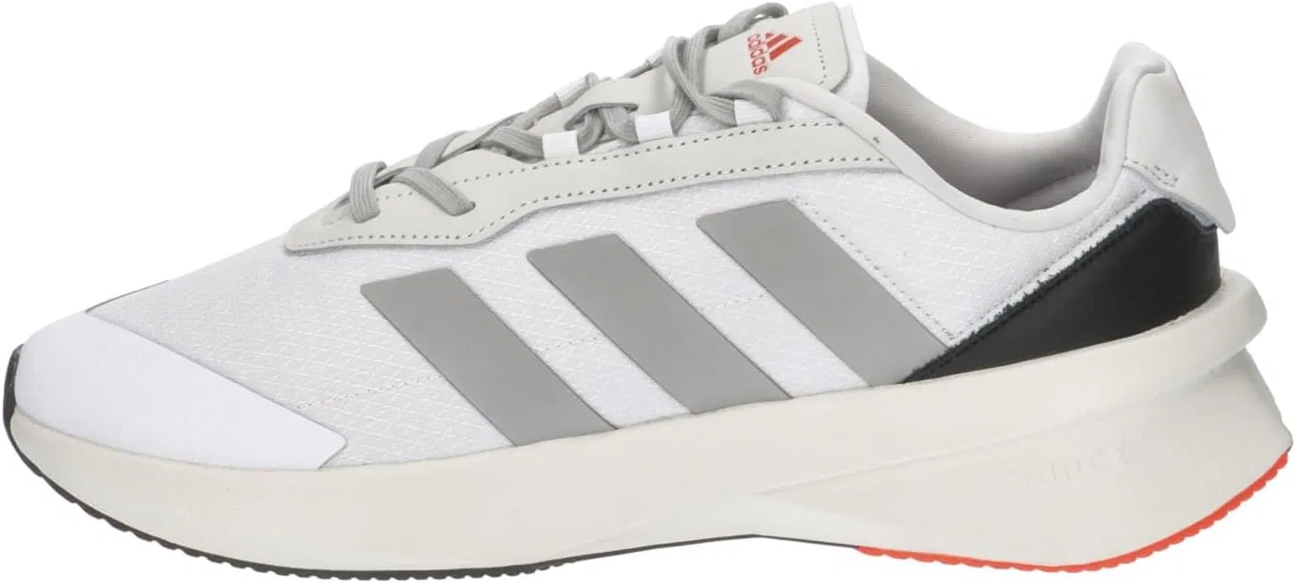 Кроссовки Adidas Unisex Heawyn Low (не для футбола), Ftwr White Grey Two Solar Red — фото 2