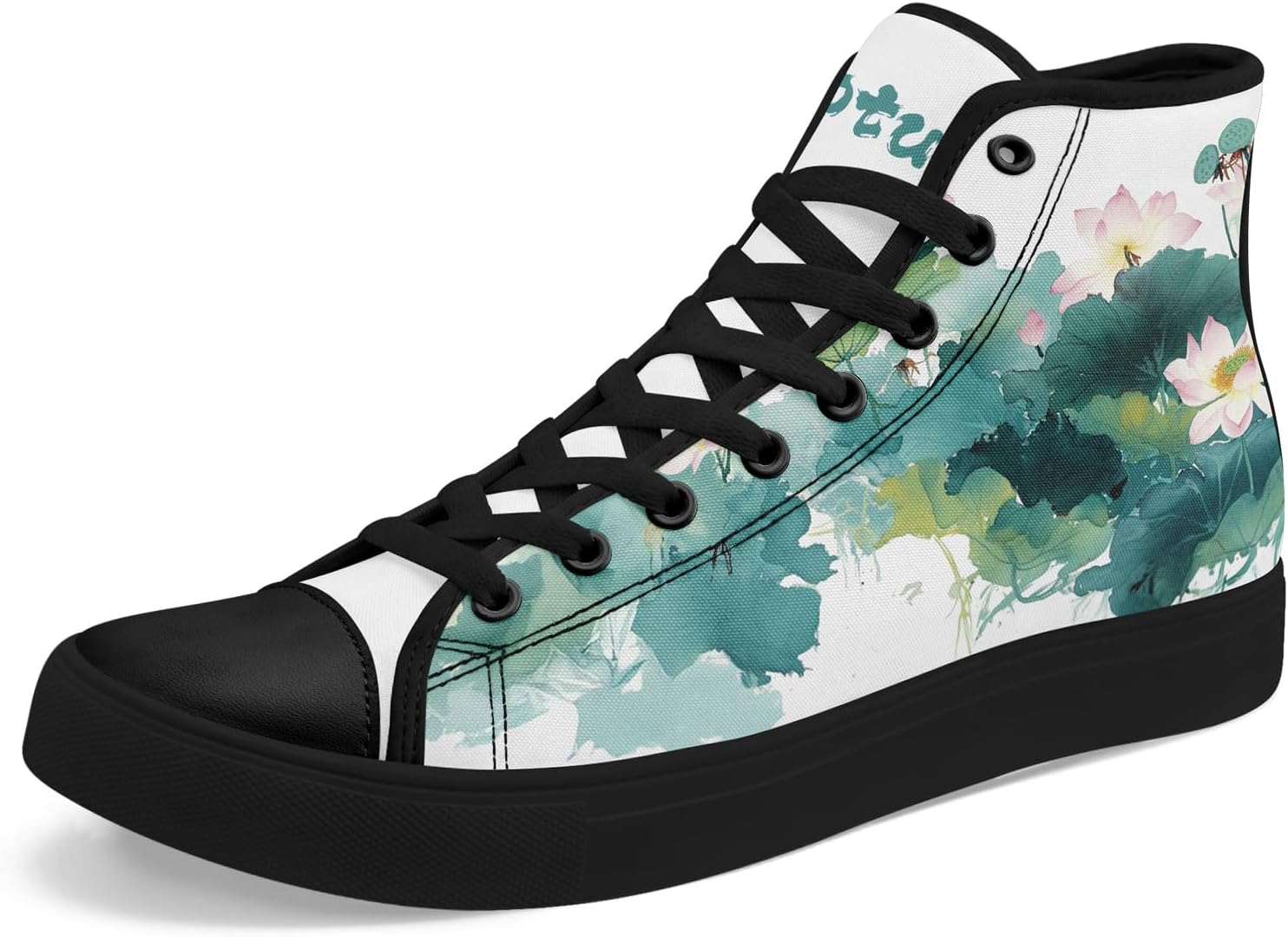 

Высокие кеды на платформе AWSOLE с китайской тушью для мужчин и женщин, черные, белые и красные, модные, дышащие, повседневные прогулочные обувь