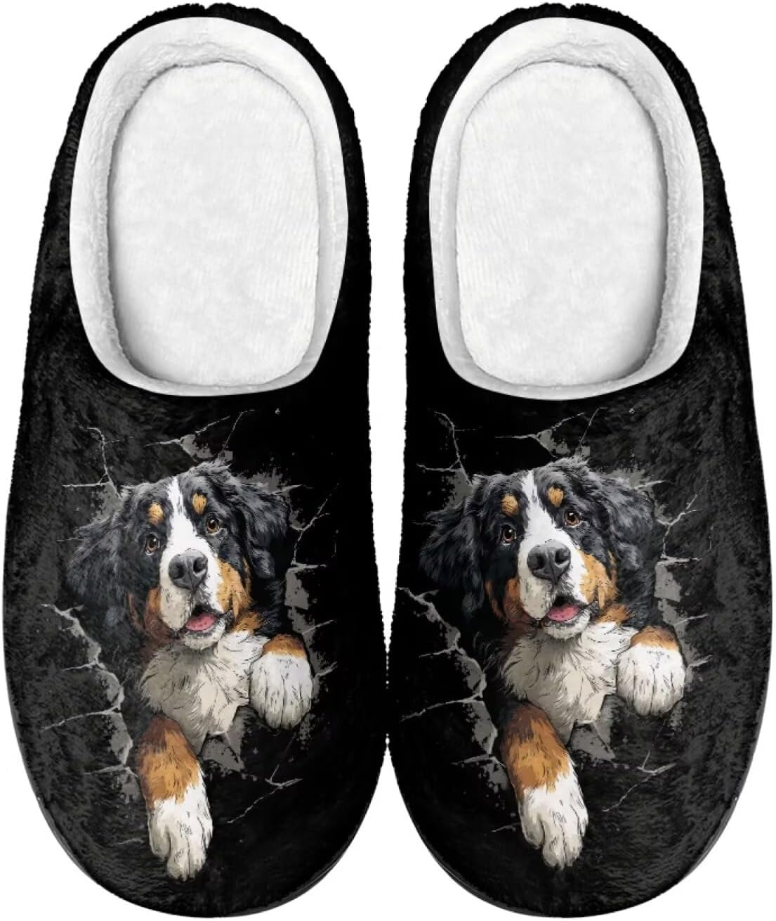 

Тапочки Scuff для женщин и мужчин, мягкие теплые пушистые тапочки, противоскользящие теплые тапочки для дома и улицы, удобные домашние тапочки Baxinh, черный