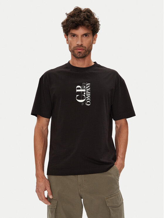 

Футболка regular fit 19CMTS092A005100W C.P. Company, чёрный