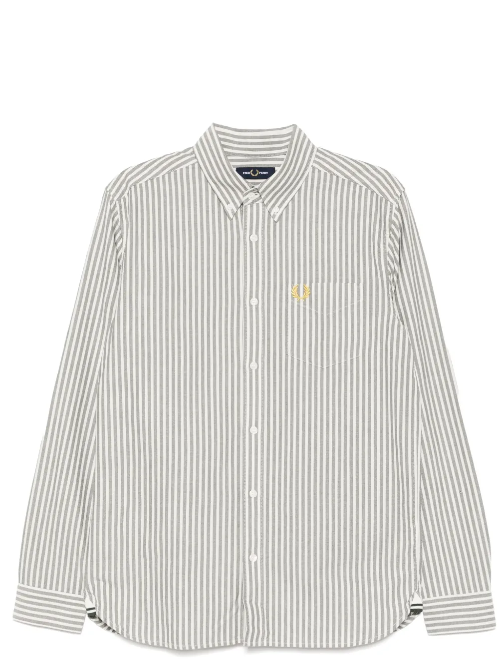 

Рубашка в полоску Fred Perry, зеленый
