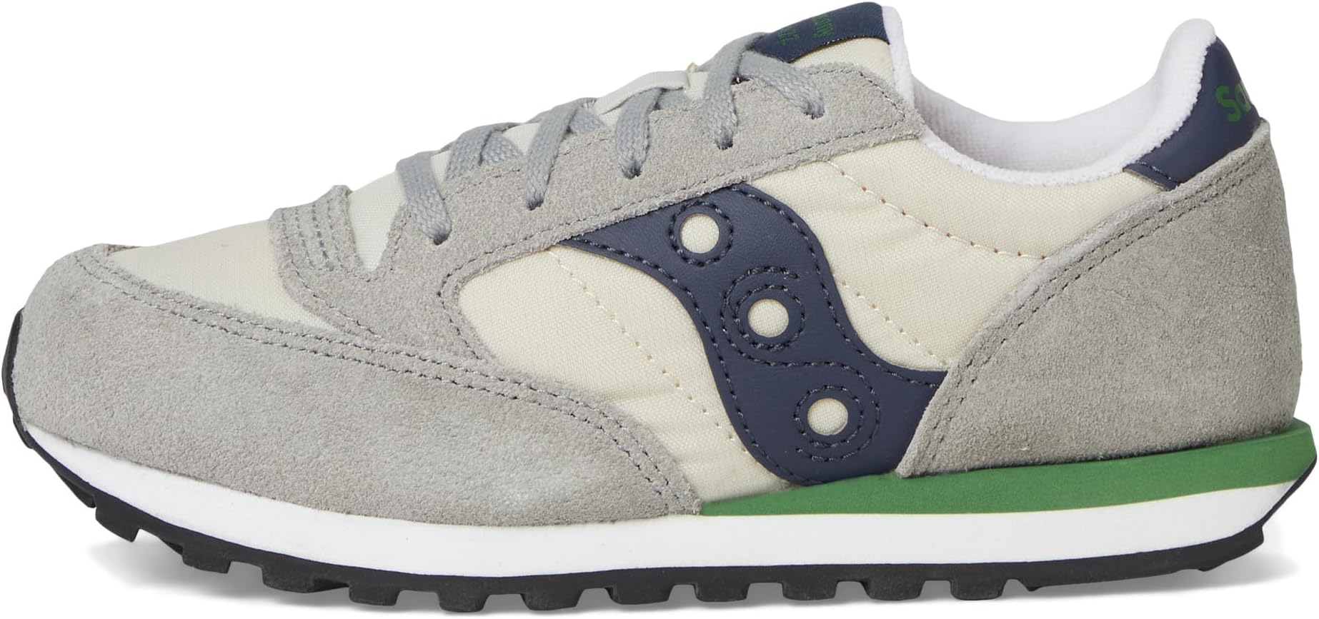 Кроссовки Saucony Kids Originals Jazz Original, Grey/Navy/Green — фото 4