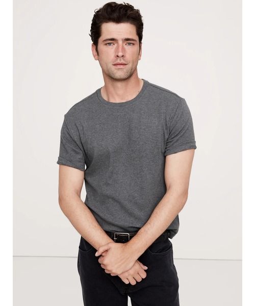 

Футболка из коллекции Luxury-Touch BANANA REPUBLIC, цвет угольно-серый