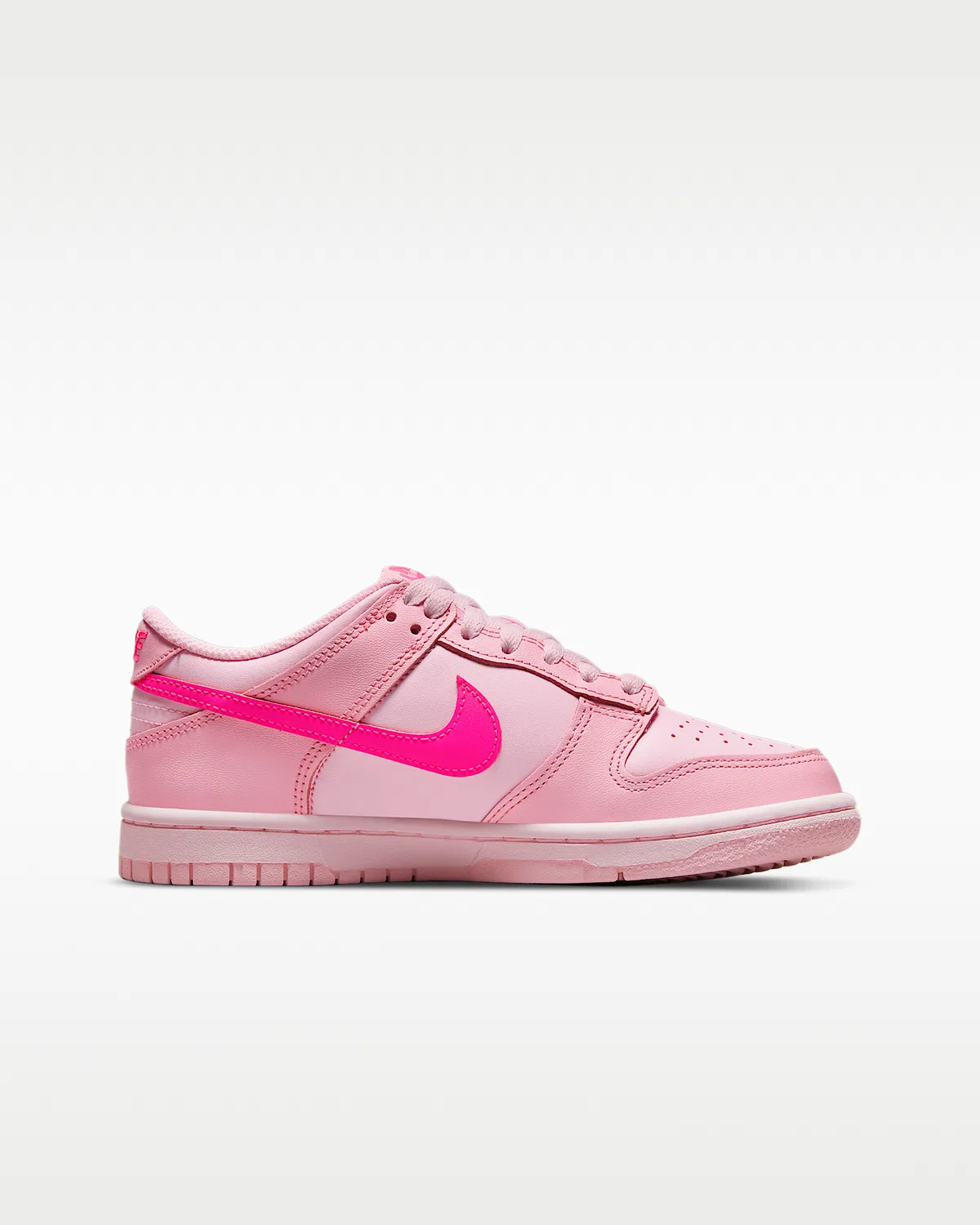 Кроссовки Nike Dunk Low для детей, Medium Soft Pink/Hyper Pink/Pink Foam — фото 3