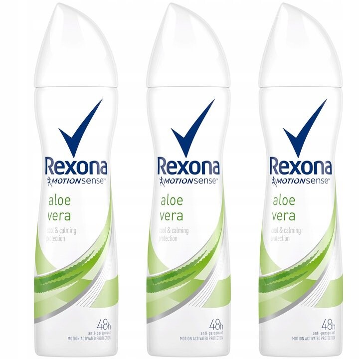 

Rexona, Антиперспирант с алоэ вера, 3x150 мл
