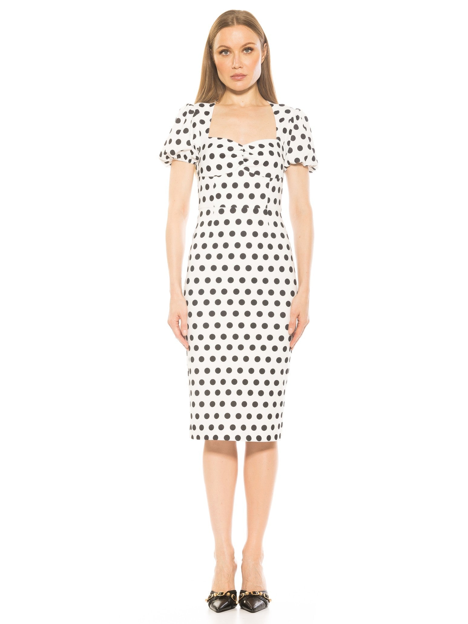 

Платье Микаэлы ALEXIA ADMOR, цвет ivory polka dot