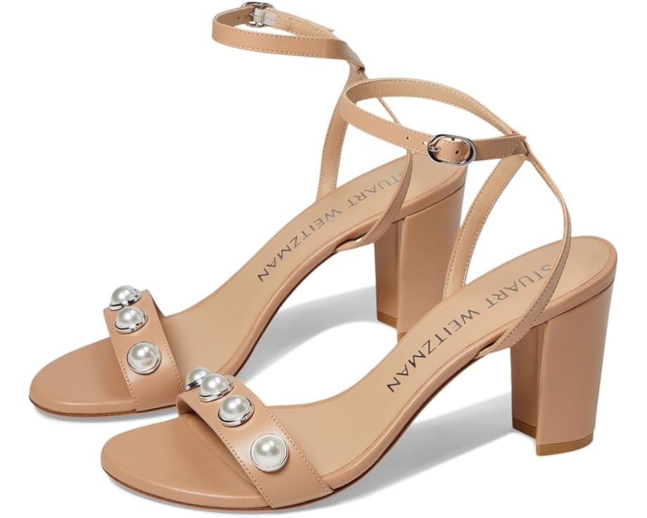 

Сандалии Stuart Weitzman Nearlybare Portia, цвет Adobe
