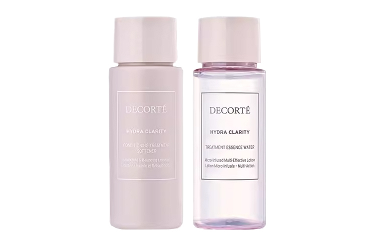 Набор миниатюр средств для лица Decorté: лосьон Crystal Softening, 30 мл*3 + эссенция, 30 мл*3 — фото 2
