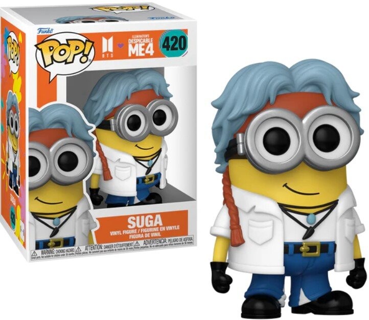

Funko POP! миньоны x bts rock 420 шуга миньоны