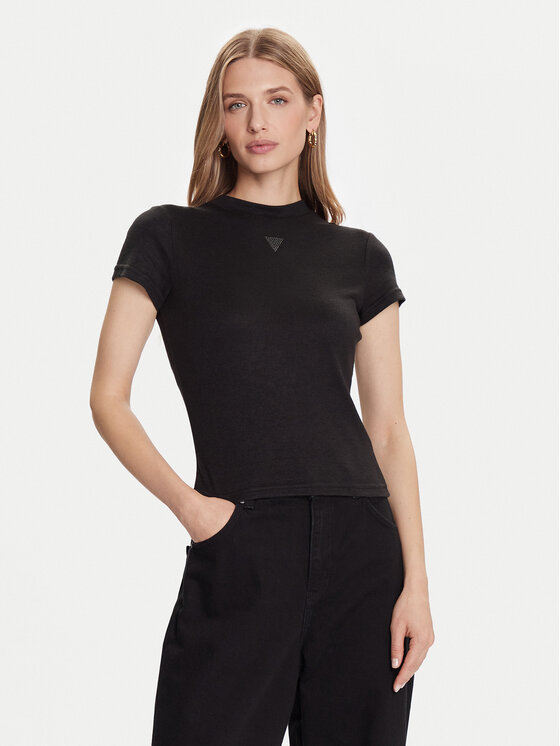 

Футболка slim fit W5BP07 KCGM2 Guess, черный