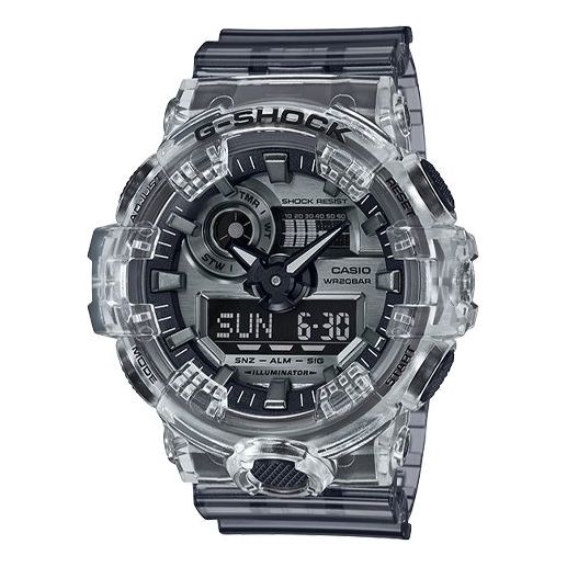

Casio G-Shock Аналогово-цифровые часы, полупрозрачный серый цвет