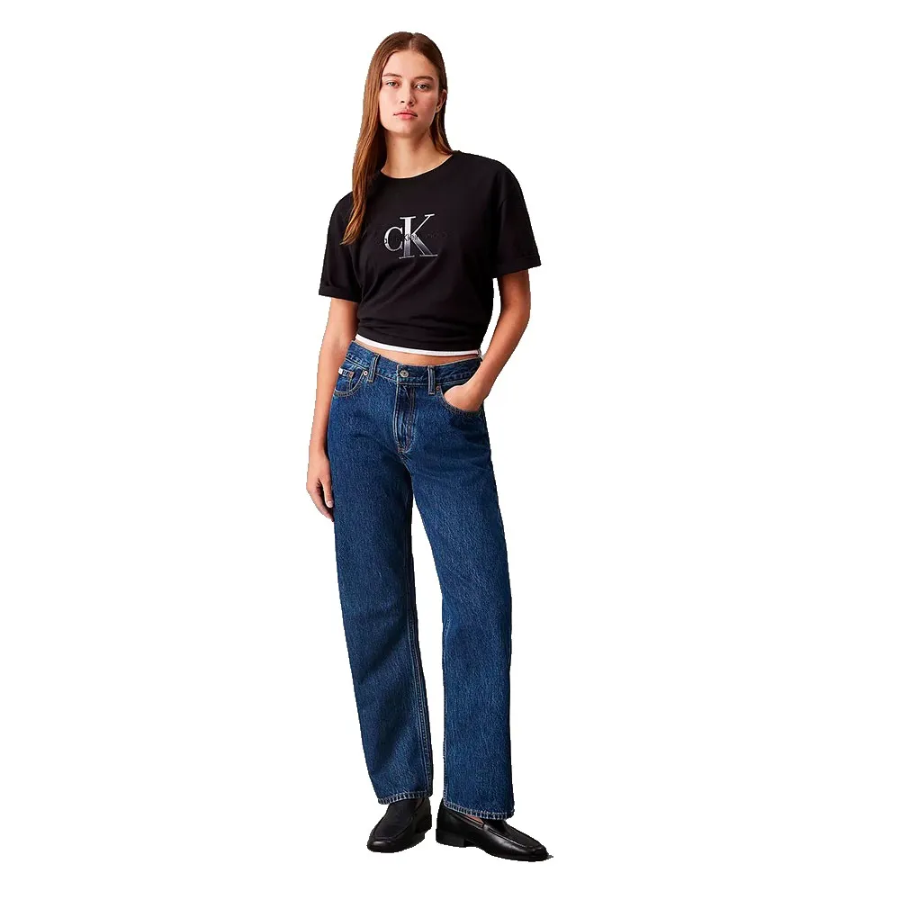 Футболка с коротким рукавом Calvin Klein J20J224798-Camisata, черный — фото 4