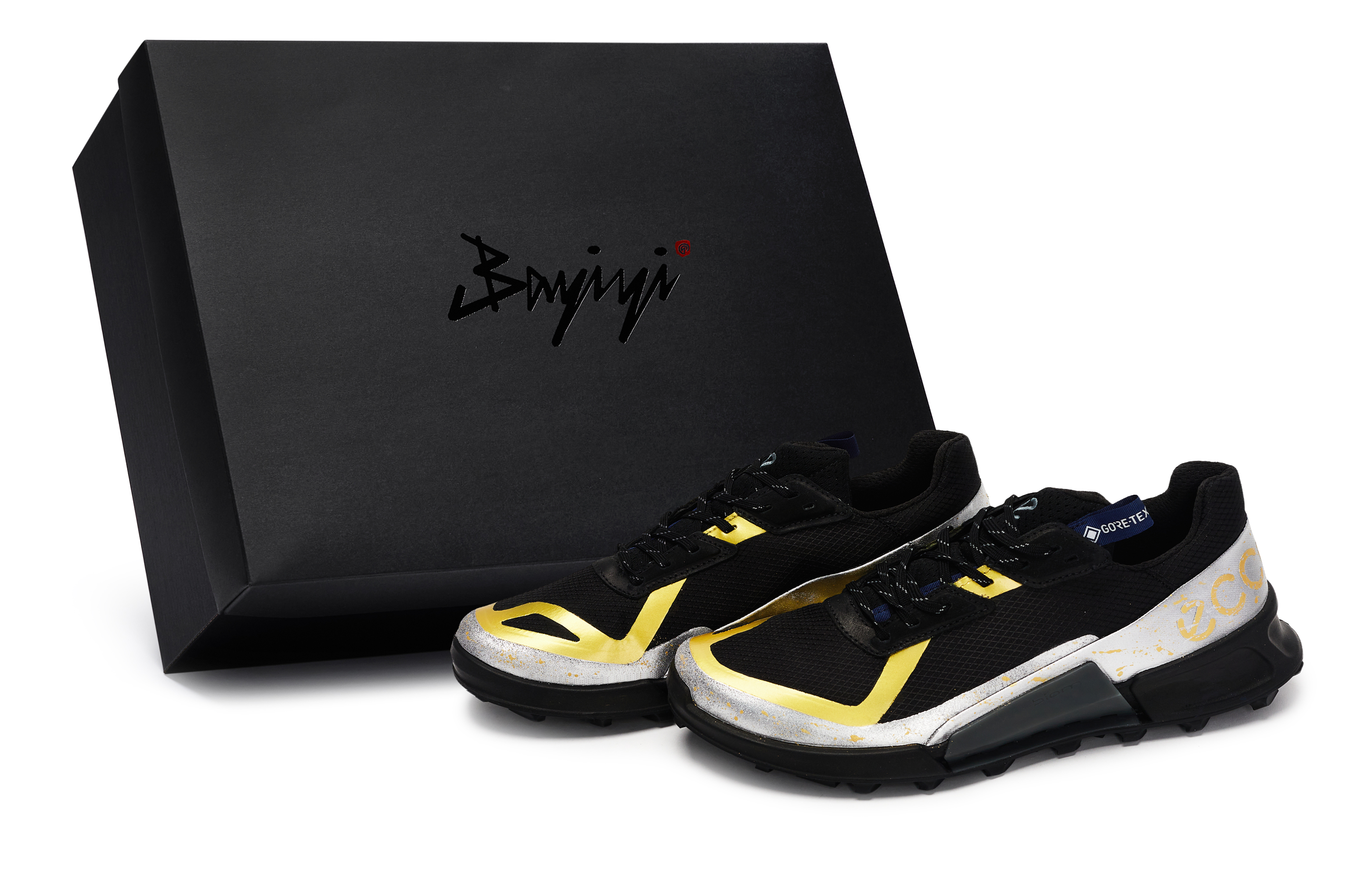 

Ecco Кроссовки BIOM 2.1 X COUNTRY, мужские, низкие, черные, золотые, серебряные