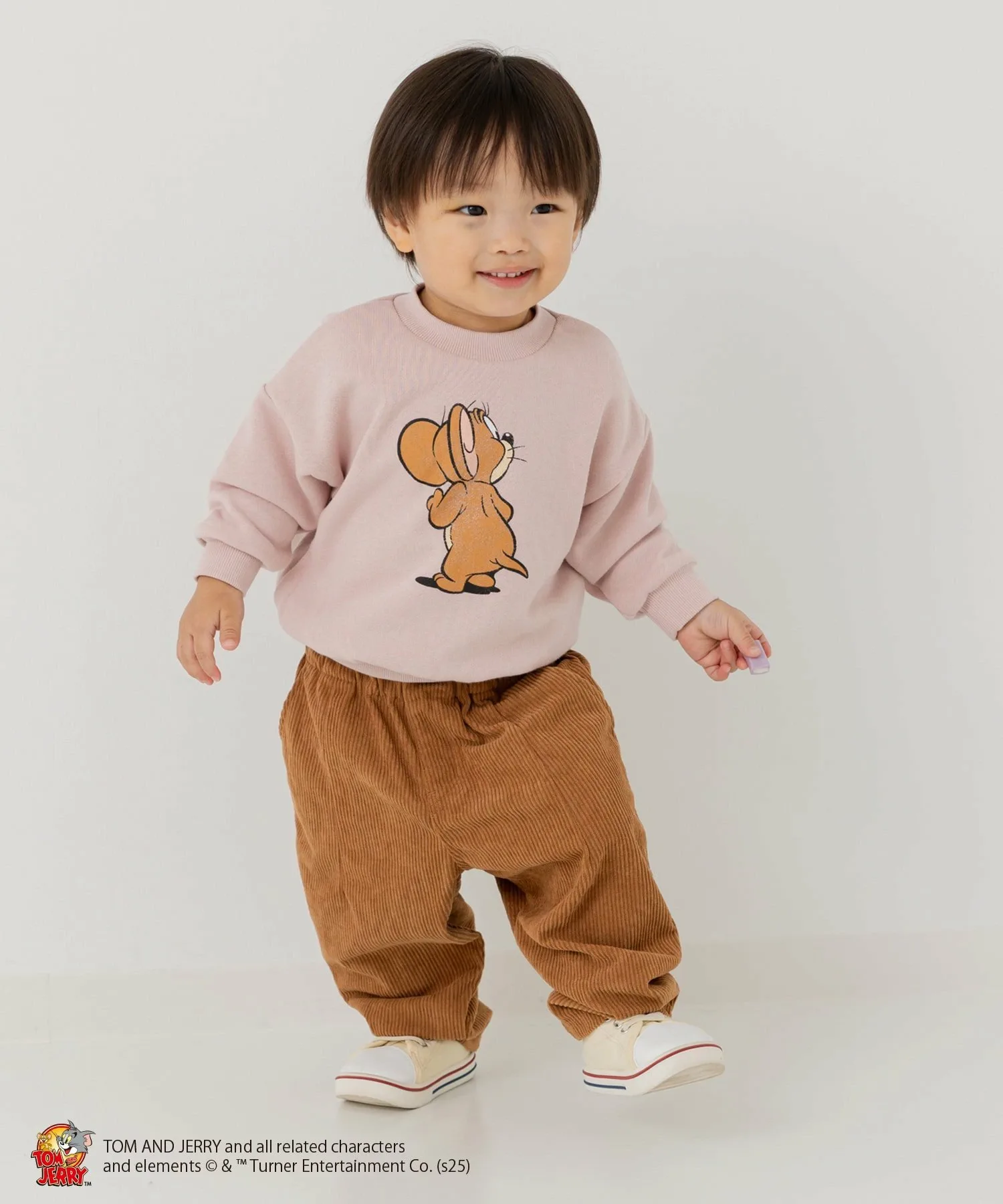 Флисовая толстовка с изображением Тома и Джерри Chil2, B Standing / Smoke Pink — фото 2