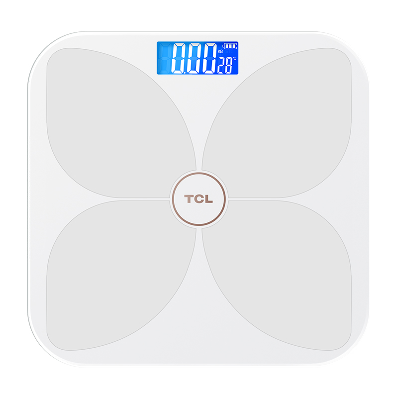 

Весы для измерения жира в теле с подключением к телефону для дома Smart Precision HTDC B6039 SY TCL, белый