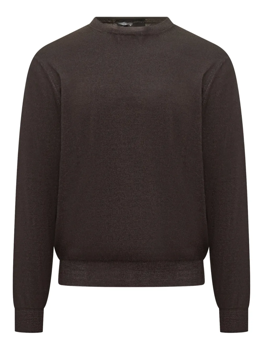 

Свитер с круглым вырезом Filippo De Laurentiis, коричневый