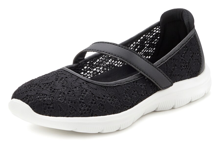Балетки LASCANA Classic Flats, черный