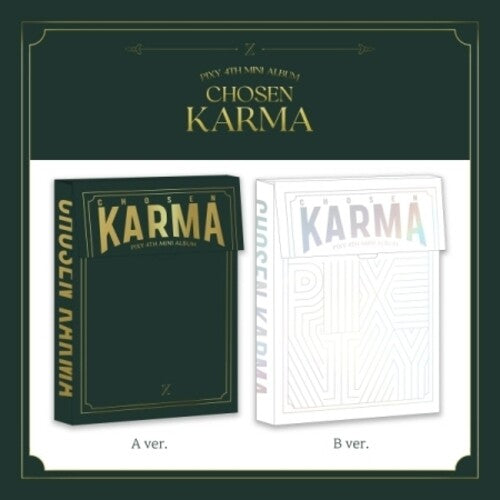 

CD диск Pixy: Chosen Karma - Random Cover - incl. 62pg Photobook, Lyrics Paper, 2 Photocards, 2 Scratch Message Cards + 2 Stickers