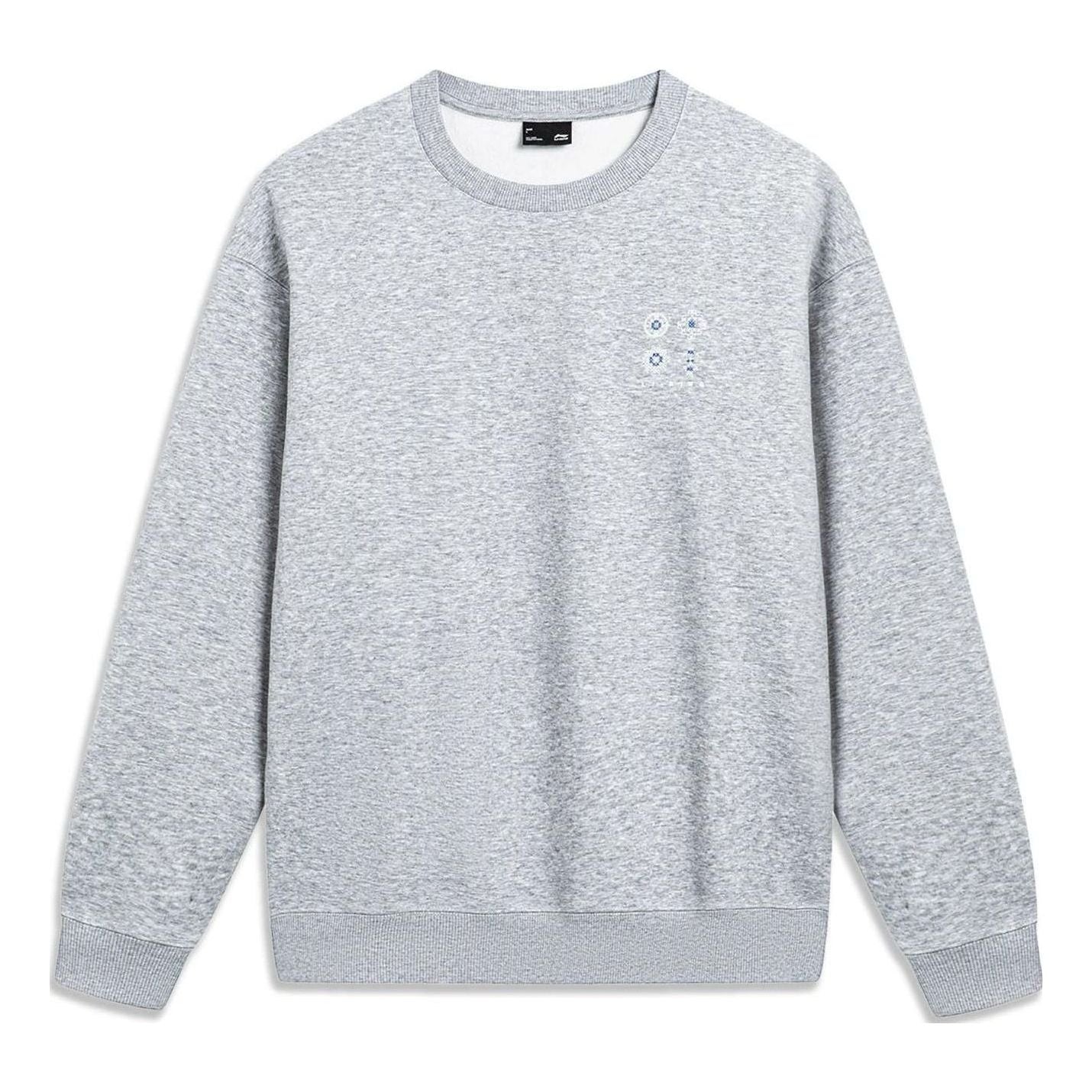 

Спортивная толстовка Li-Ning Chinese Culture Graphic Fleece Sweatshirt 'Grey' AWDT901-1, серый