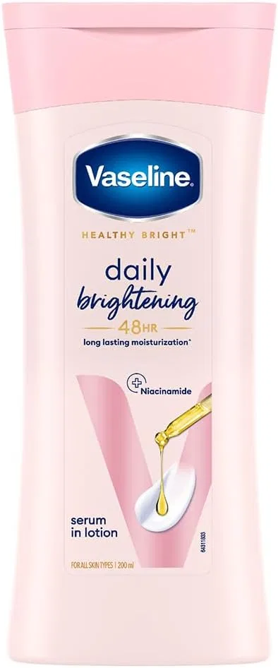 Лосьон для тела увлажняющий Vaseline Healthy White Lightening, 200 мл