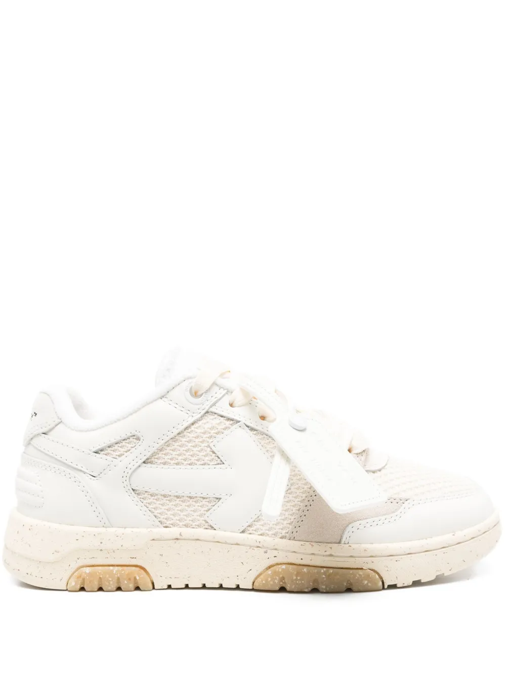 Кроссовки с панелями OFF-WHITE, белый