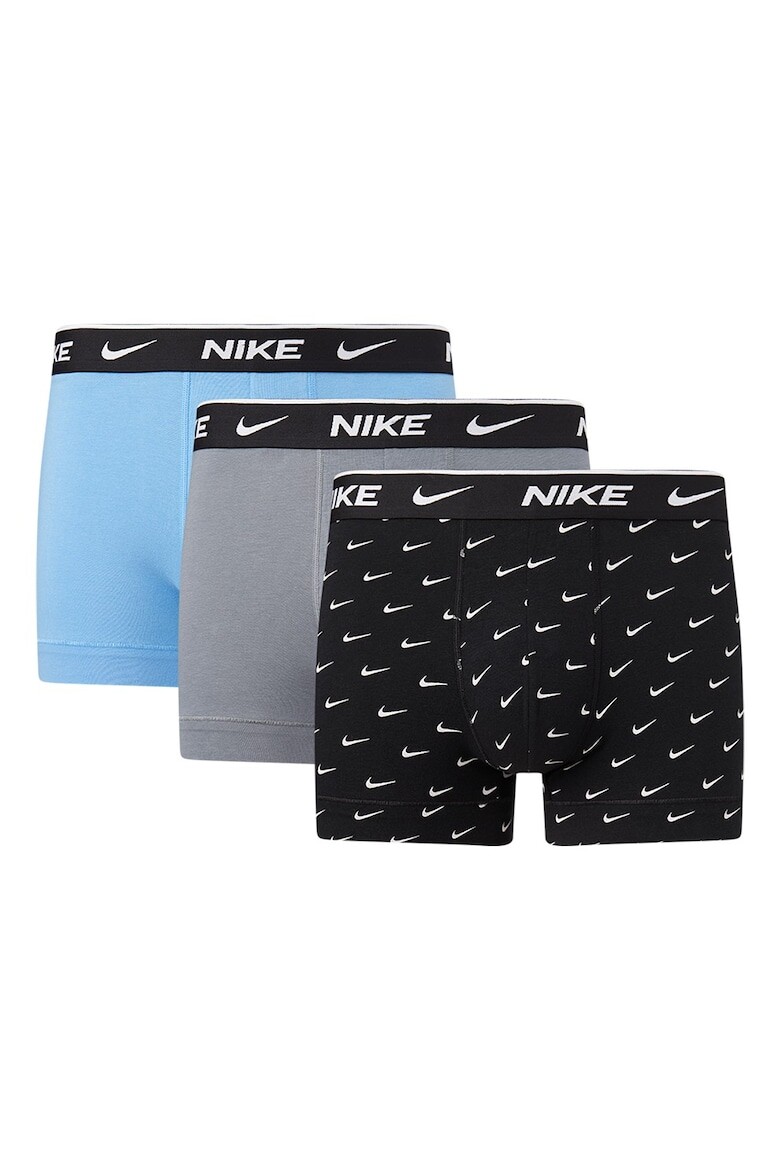 

Боксеры с логотипом - 3 пары Nike, черный