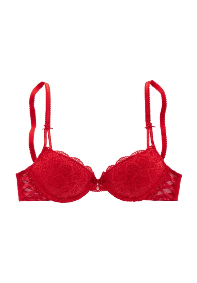 

Бюстгальтеры Nikoletta push-up с бантом Lascana, красный