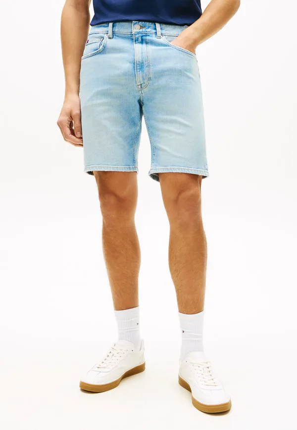 Выцветшие джинсовые шорты прямого кроя denton Tommy Hilfiger, Heron Blue