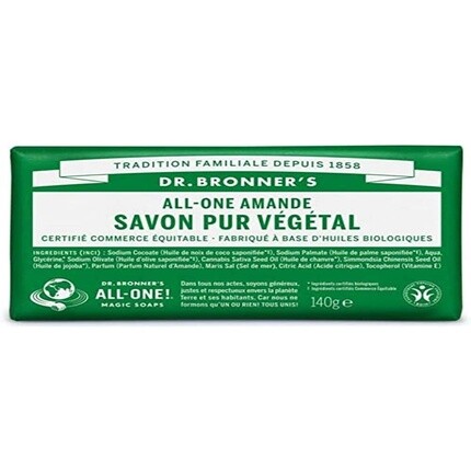 

Миндальное чистое кастильское мыло Dr. Bronner's 140 г