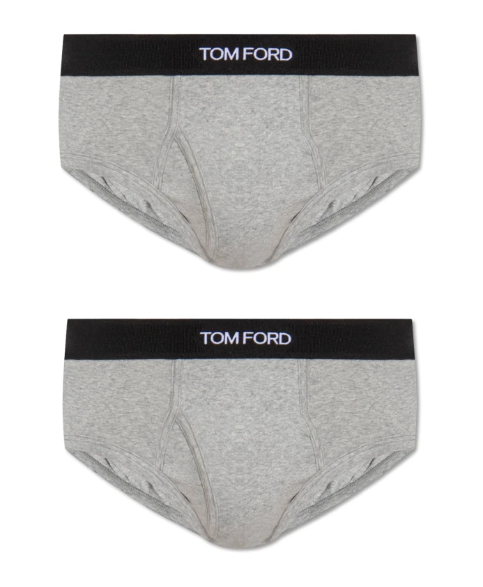 

Фирменные трусы в двойной упаковке. Tom Ford, серый