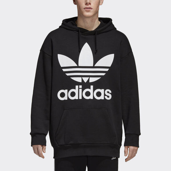 Толстовка men's originals tref over hood black Adidas, черный — фото 3