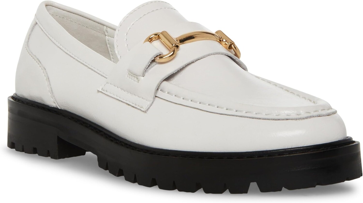 

Лоферы Steve Madden Mistor Loafer, цвет White Leather