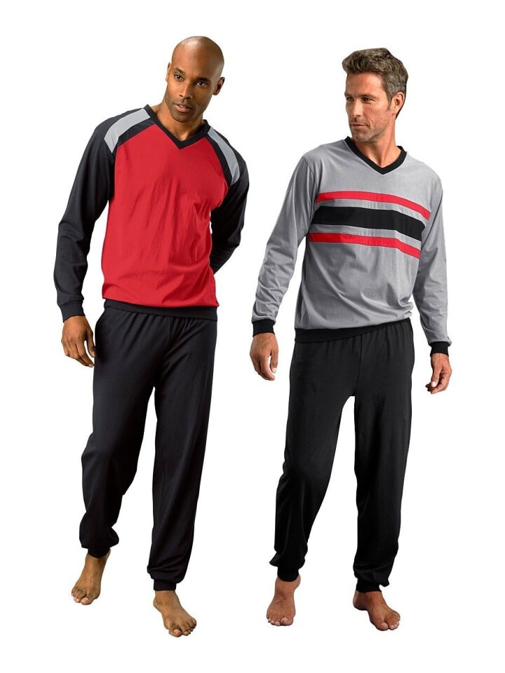 

Пижама LE JOGGER, цвет rot-schwarz, grau-schwarz