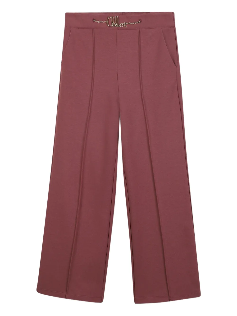 

Брюки со складками Chloé Kids, розовый