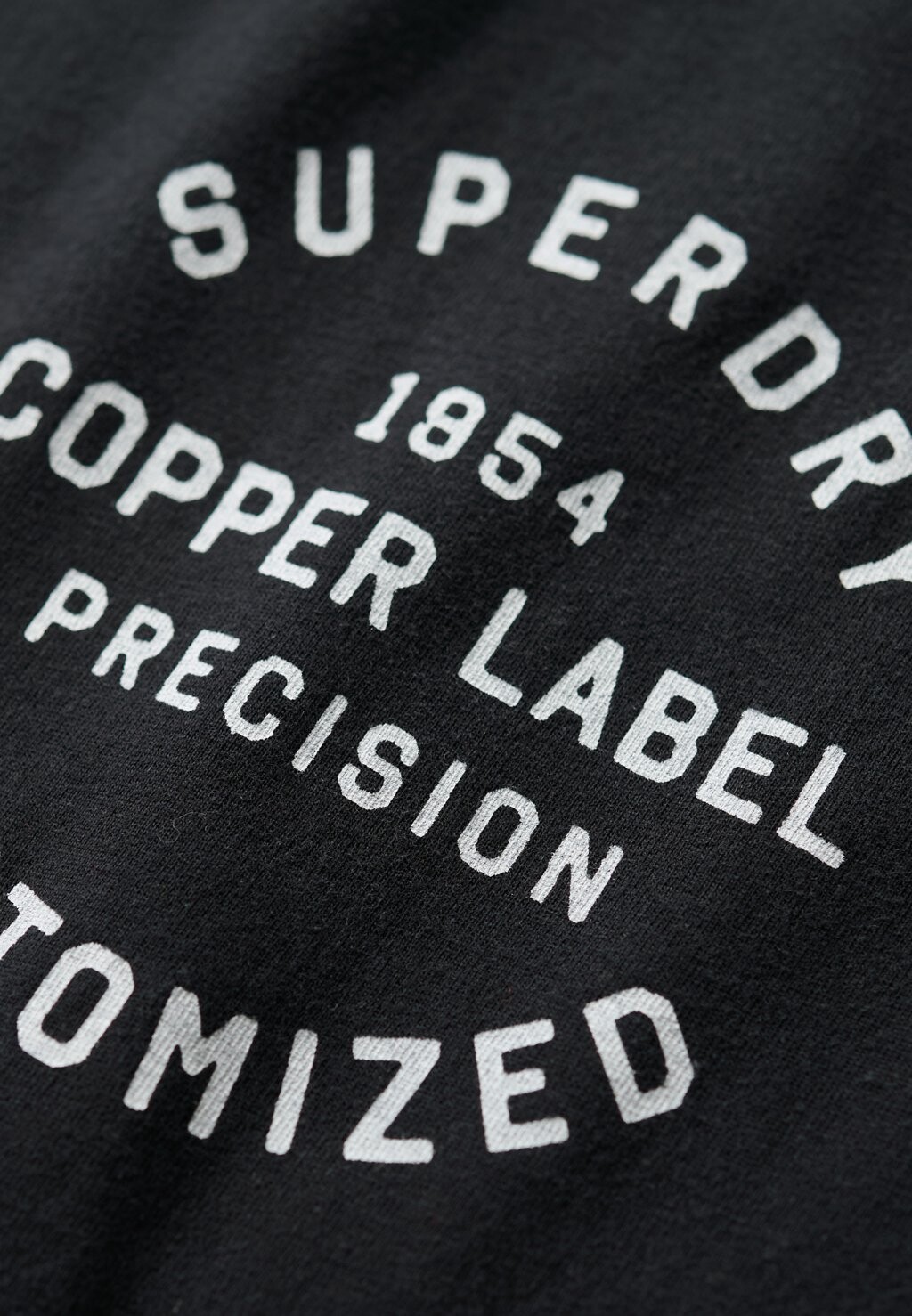 

Футболка с принтом Superdry, черный