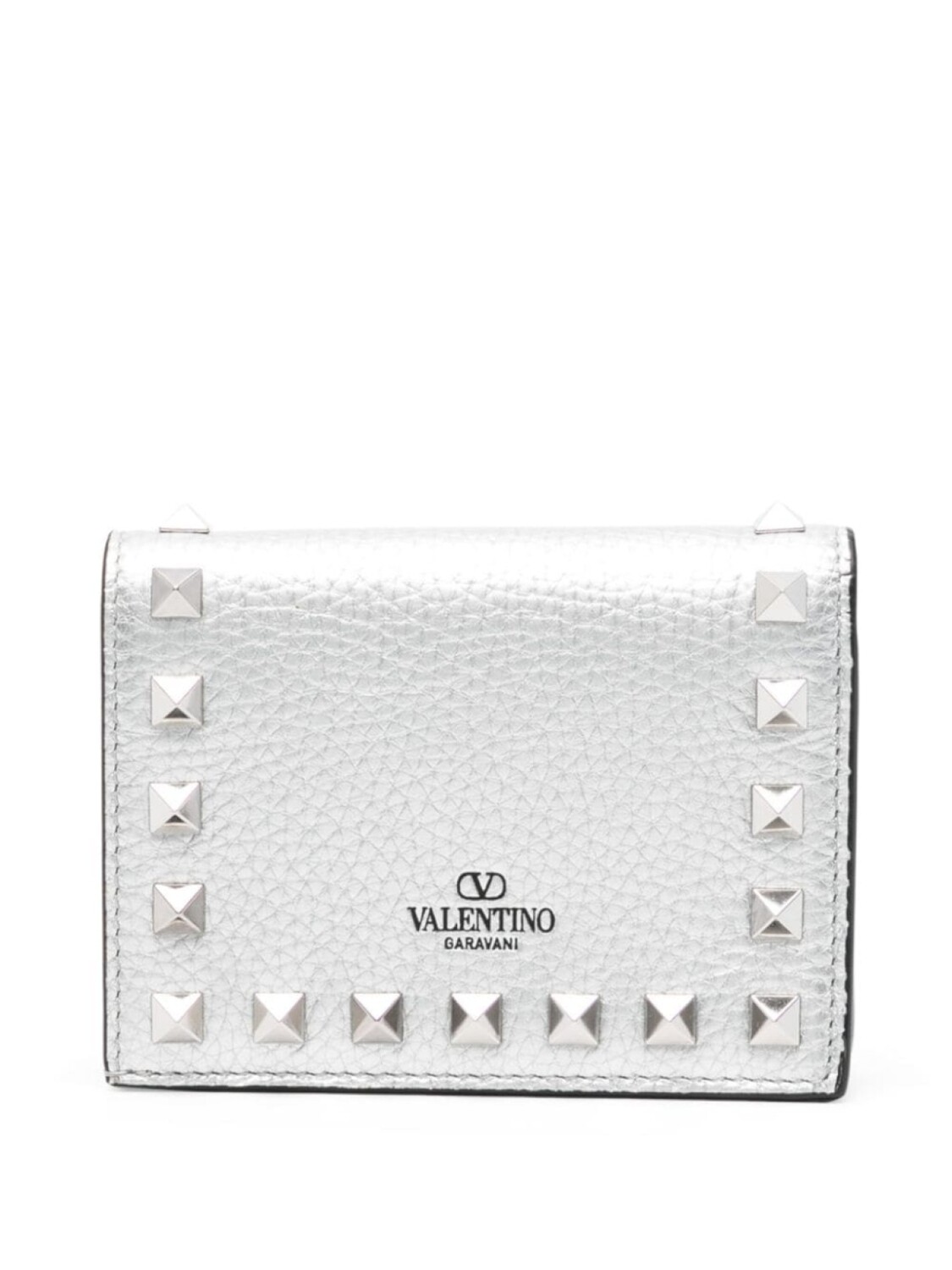 

Valentino Garavani кошелек Rockstud, серебристый