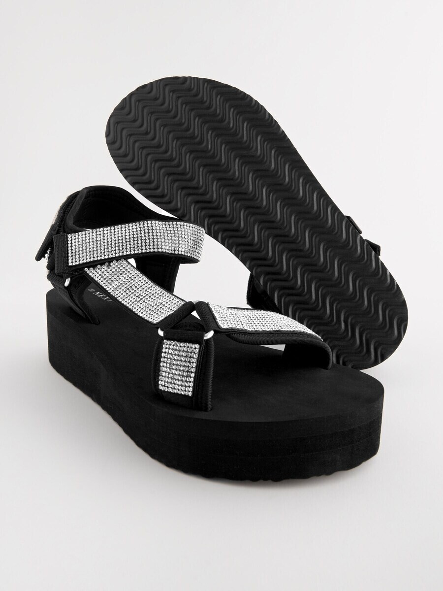 Босоножки на высоком каблуке Next Sandals, черный — фото 3