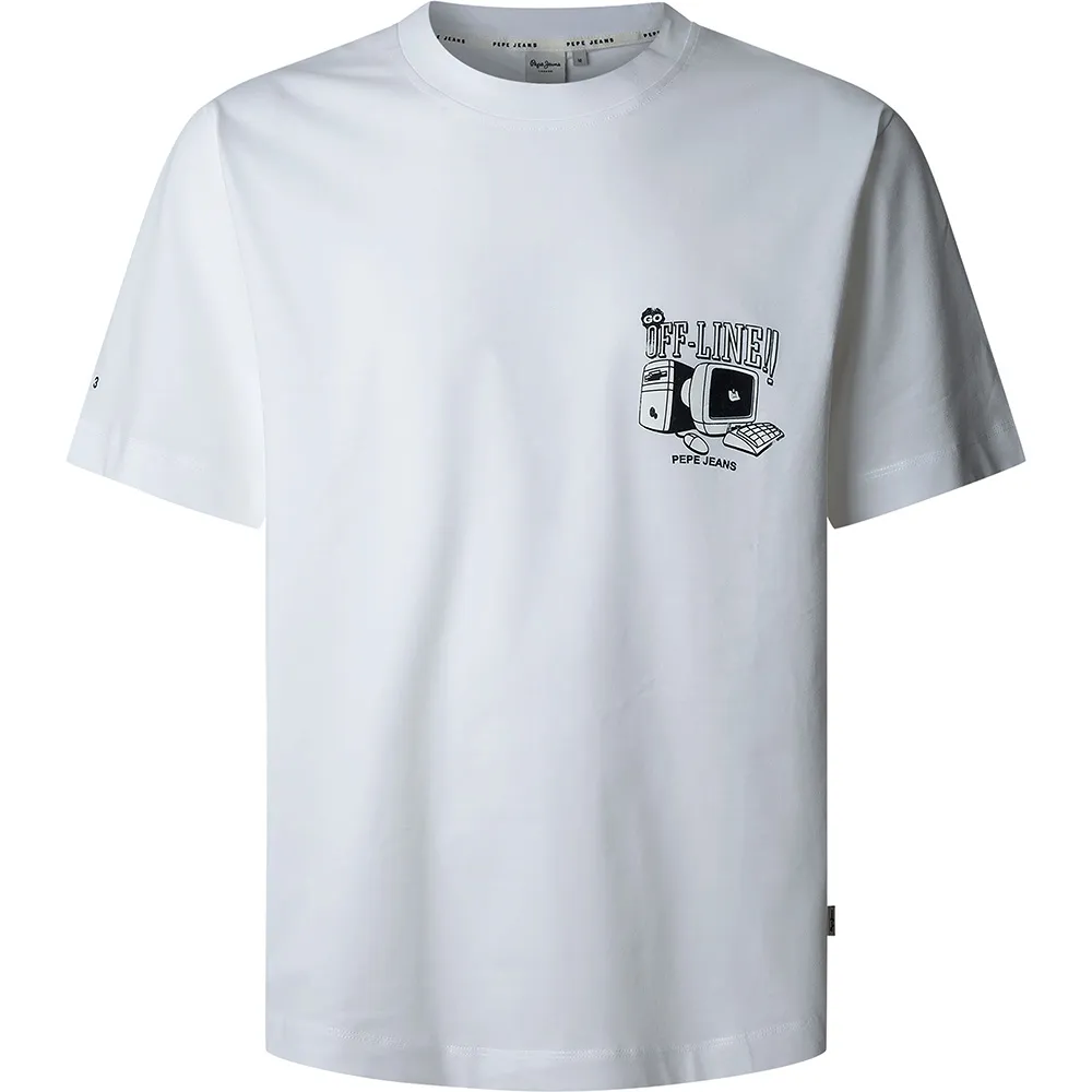 

Футболка с коротким рукавом Pepe Jeans Presth, белый